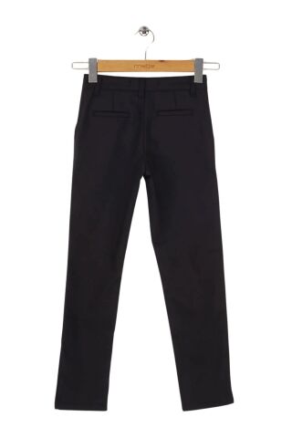 Mutlu Kids Cepli Kız Çocuk Okul Pantolonu Siyah - 14 Yaş