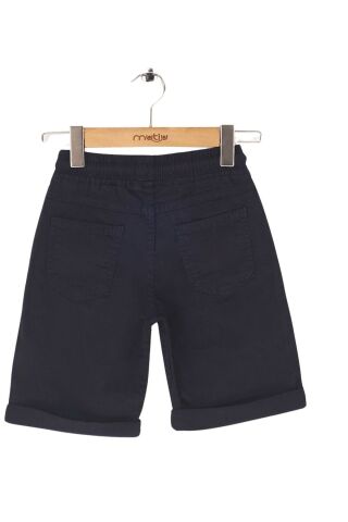 Mutlu Kids Beli Lastikli Erkek Çocuk Kapri Şort Lacivert - 9 Yaş
