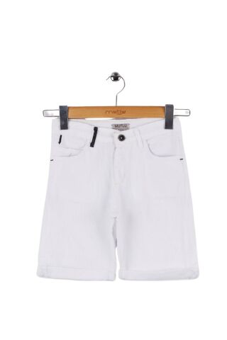 Mutlu Kids Erkek Çocuk Bermuda Şort BUZ MAVİ - 9 Yaş