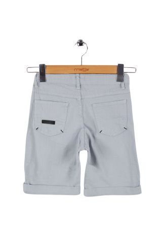 Mutlu Kids Erkek Çocuk Bermuda Şort BUZ MAVİ - 9 Yaş