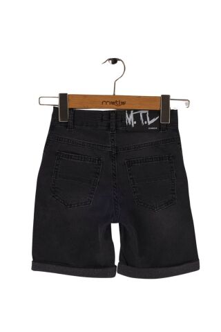 Mutlu Kids Erkek Çocuk Kot Şort ORTA MAVİ - 9 Yaş