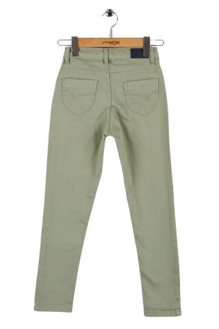 Mutlu Kids Kız Çocuk Gabardin Pantolon Haki - 14 Yaş