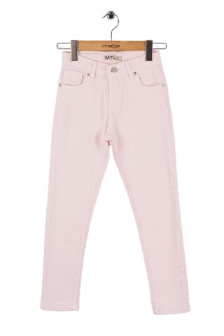 Mutlu Kids Kız Çocuk Gabardin Pantolon Pembe - 15 Yaş