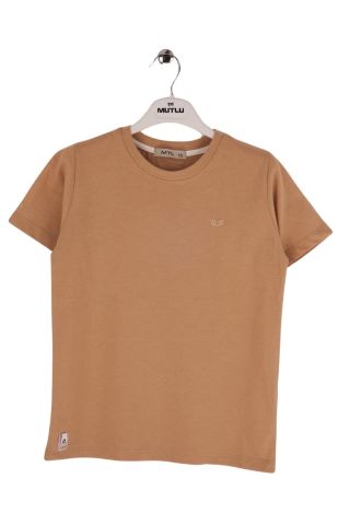 Mutlu Kids Bisiklet Yaka Kısa Kollu Erkek Çocuk Tişört SU YEŞİLİ - 9 Yaş