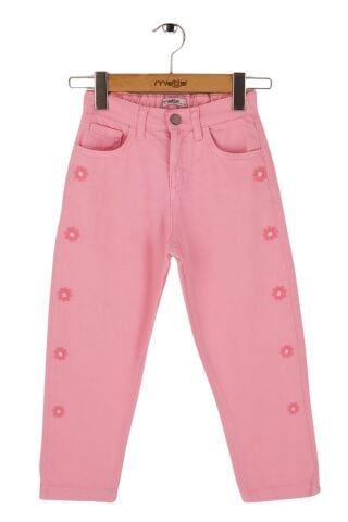 Mutlu Kids Kız Çocuk Bebek Pantolon Pembe - 5 Yaş