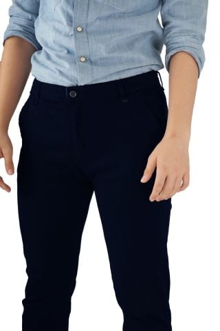 Mutlu Kids Erkek Çocuk Gabardin Pantolon Lacivert - 6 Yaş