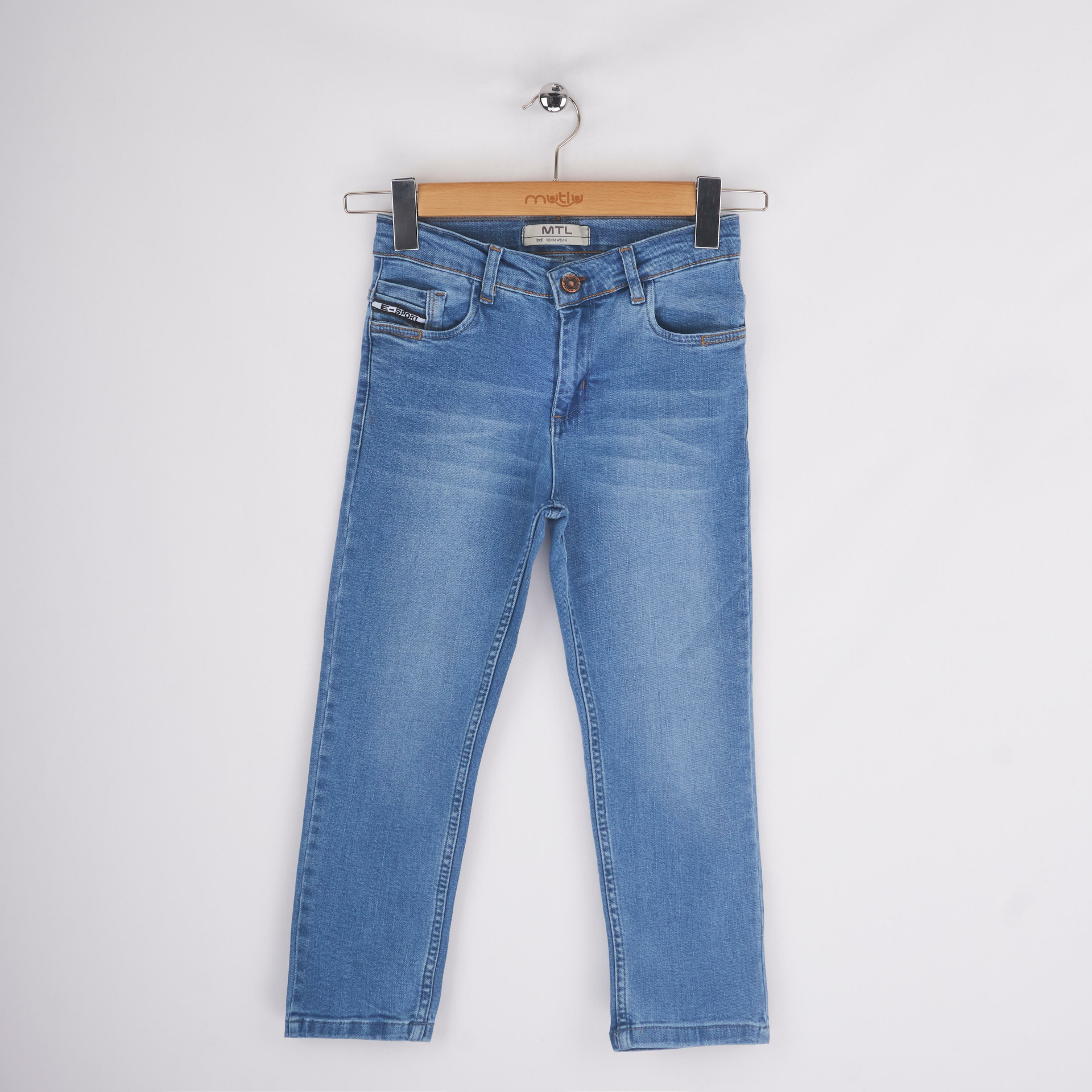 Mutlu Kids Erkek Çocuk Pantolon ORTA MAVİ - 5 Yaş
