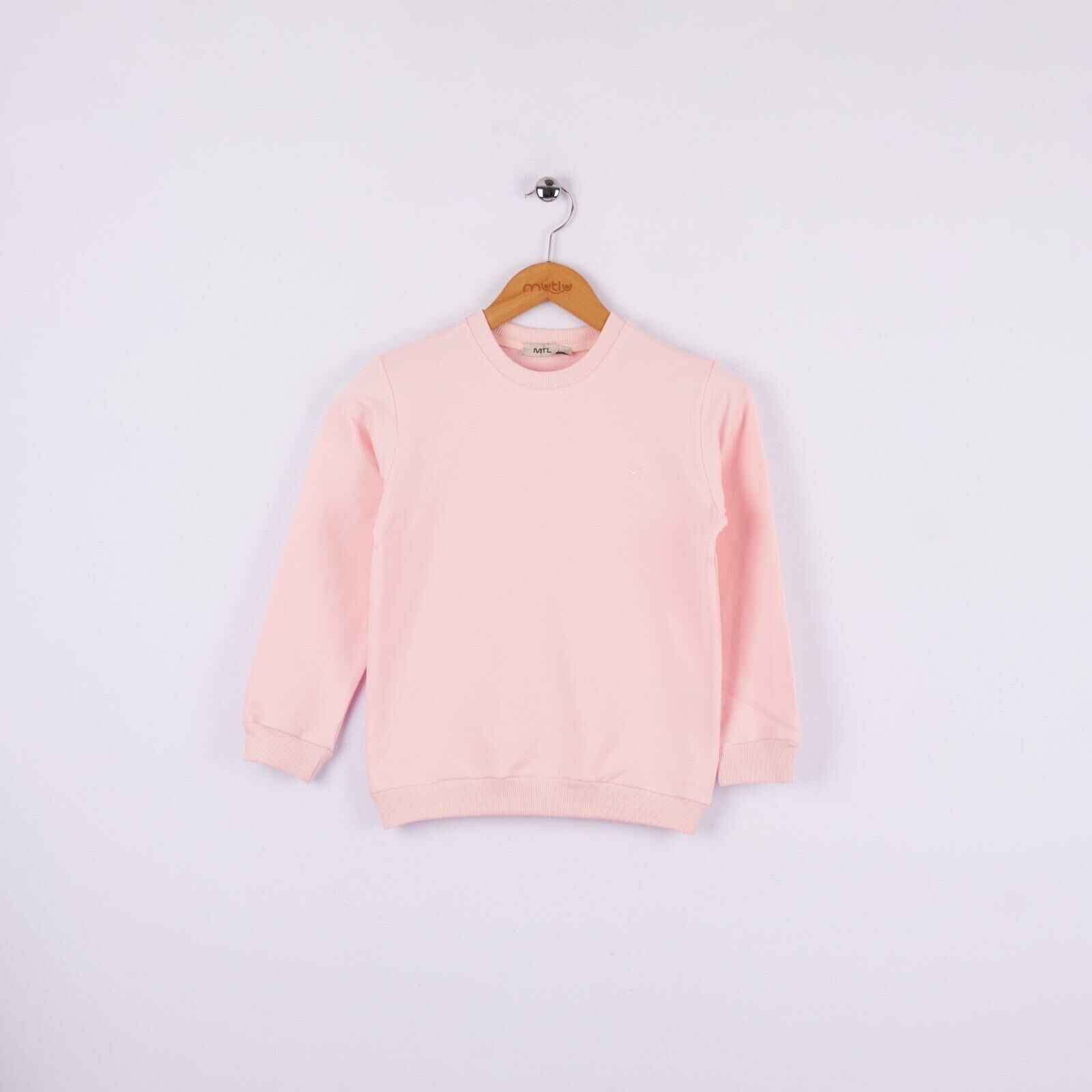 Mutlu Kids Kız Çocuk Sweatshirt Pembe - 1 Yaş