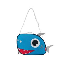 Köpek Balığı Çekçekli Çanta Seti (çekçekli Sırt Çanta-beslenme Çantası-kalemlik)