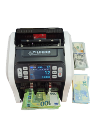 Para Sayma Makinesi / Dolar Karışık Sayma ve Sahte Para Tespit Etme (USD-EURO-TL)
