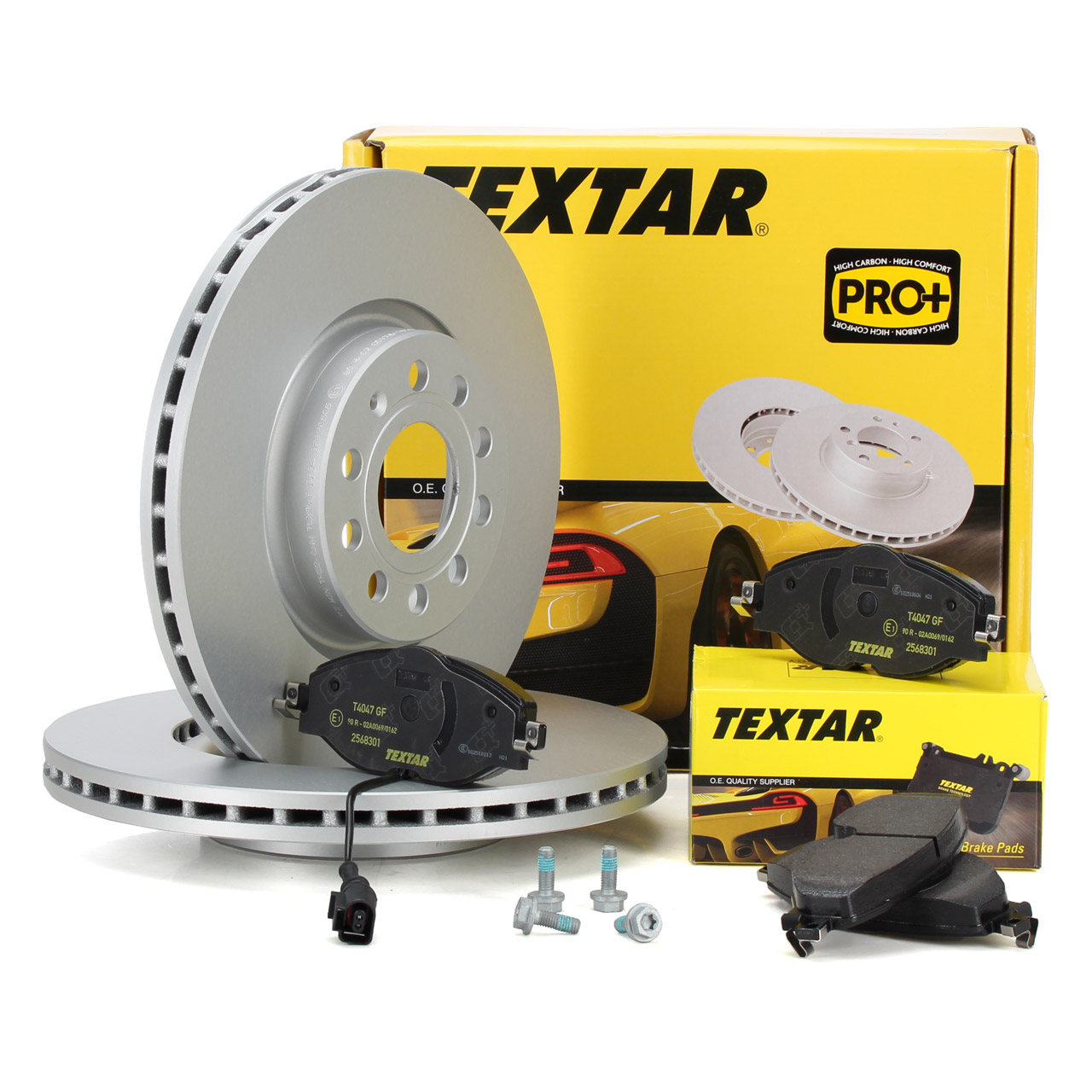 Volkswagen Golf 7 Ön Fren Disk Balata Seti TEXTAR 312 MM