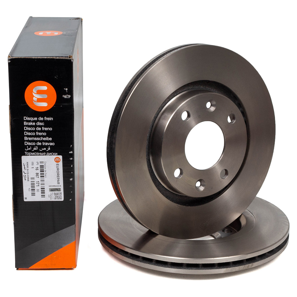 Peugeot 2008 Ön Fren Disk Takımı EUROREPAR 283 MM