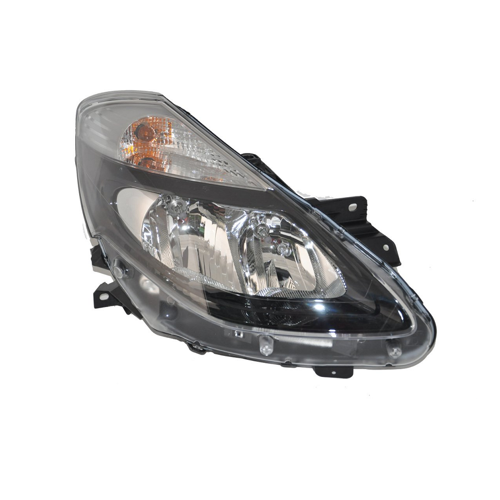 Renault Clio 3 Sağ Far Siyah DEPO