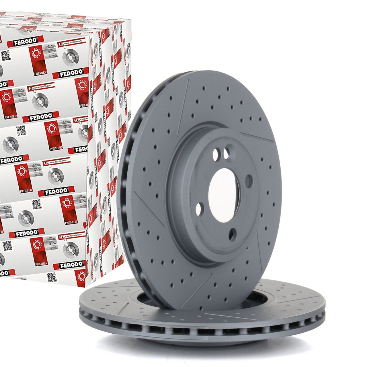 MINI Cooper S Ön Fren Diski Takımı R56-R57-R58 Performance Delikli FERODO