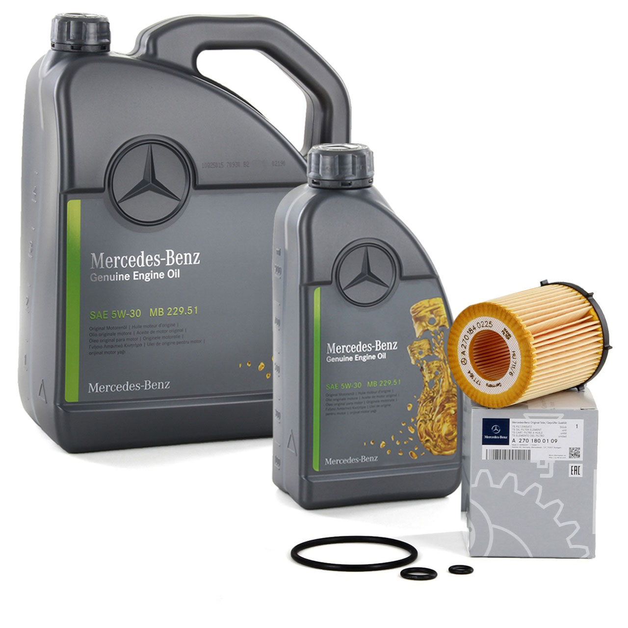 Mercedes W212 Kasa E180 Yağ Bakım Seti Orijinal