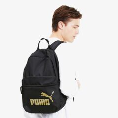 PUMA Phase Backpack Black-Golden Logo