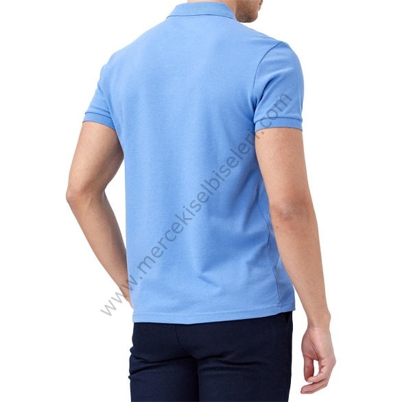 Mercek İş Elbiseleri Açık Mavi Polo Yaka Tshirt