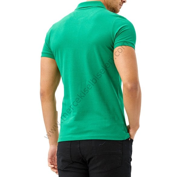 Mercek İş Elbiseleri  Yeşil Polo Yaka Tshirt