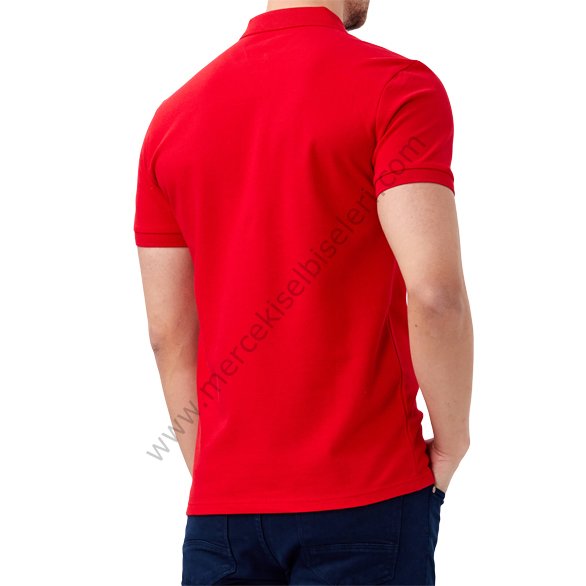 Mercek İş Elbiseleri  Kırmızı Polo Yaka Tshirt