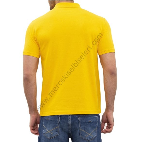 Mercek İş Elbiseleri  Sarı Polo Yaka Tshirt