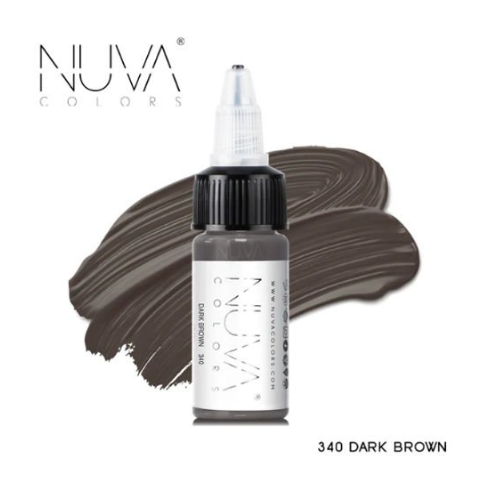 Nuva Colors Dark Brown Saç Simülasyon Boyası 15 Ml