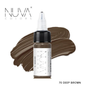 Nuva Colors Deep Brown Kaş Boyası 15 Ml