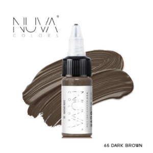 Nuva Colors Dark Brown Kaş Boyası 15 Ml