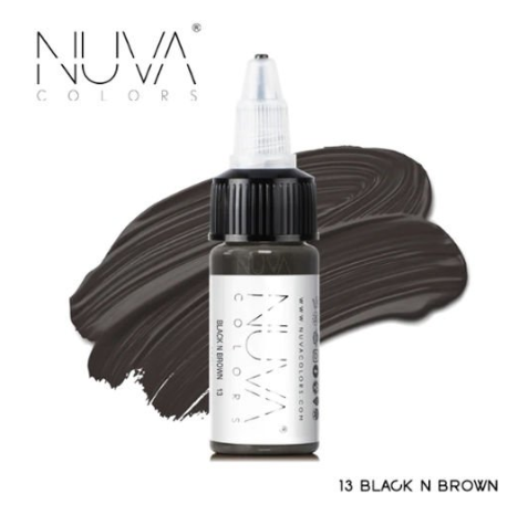 Nuva Colors Black N Brown Eyeliner Boyası 15 Ml