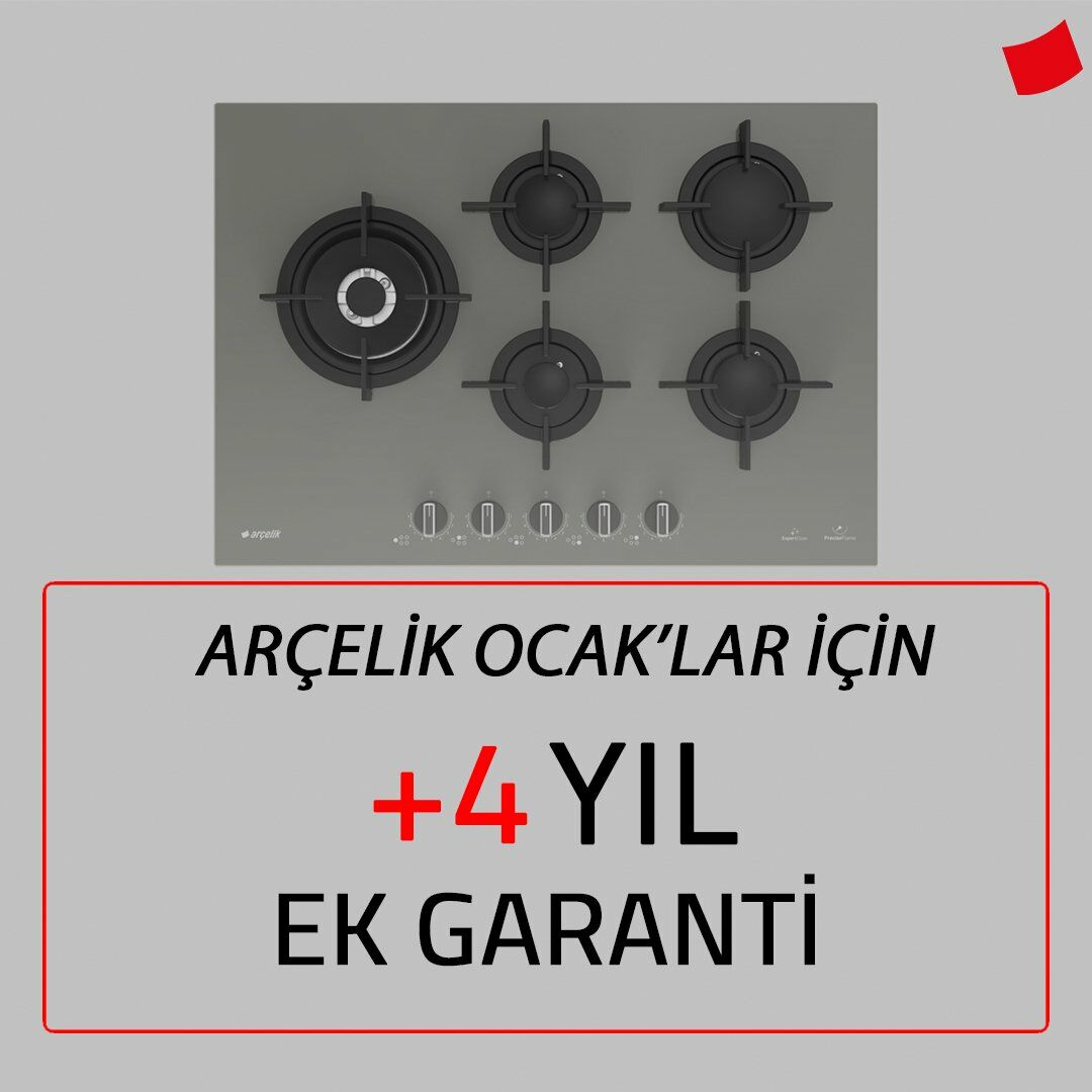 Arçelik Ek Garanti 0-6 Ay + 4 Yıl (Ocaklar için)