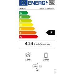 Arçelik 391625 EI Gardırop Tipi No Frost Buzdolabı