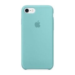Deer Case Apple iPhone 7 Lansman Turkuaz Silikon Kılıf Kauçuk Arka Kapak