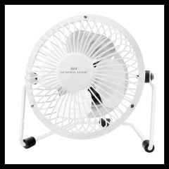 General Home MF-006 6 Beyaz Metal Mini Fan