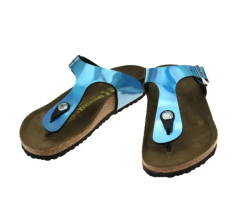 Birkenstock Gizeh Kids Mirror Blue Kız Çocuk Terlik