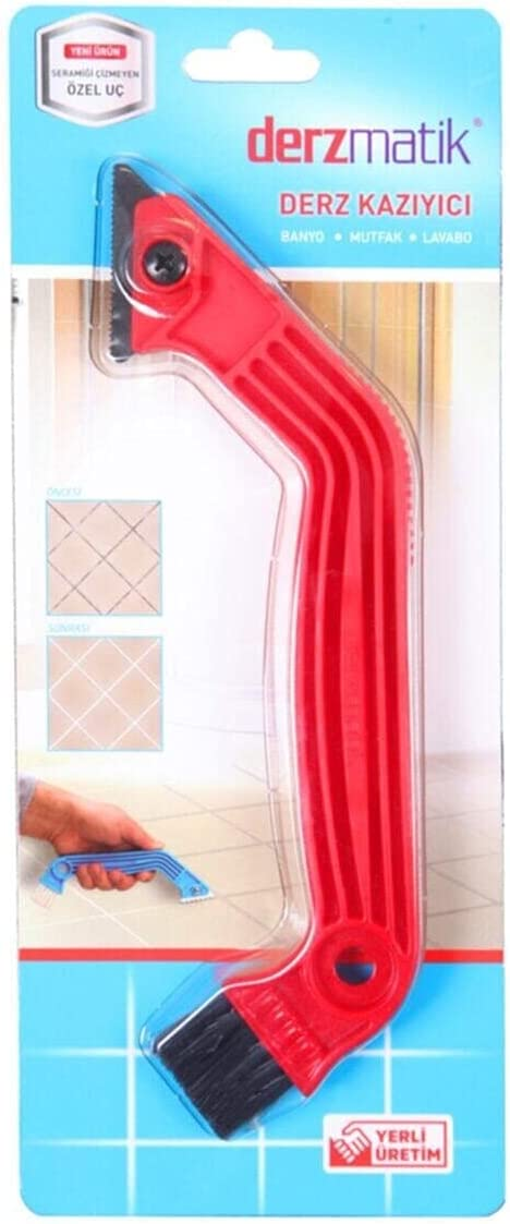 Derzmatik Çift Bıçaklı Fırçalı Derz Kazıyıcı