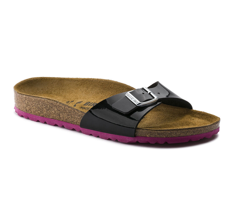 Birkenstock Madrid Kinder Birko-Flor Siyah Kız Çocuk Terlik