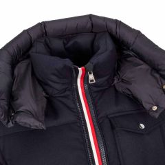 MONCLER Brazeau Dark Blue Mont