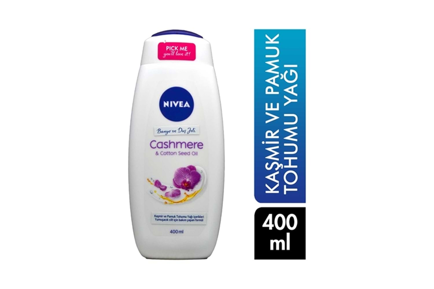 Nivea Cashmere & Cotton Seed Oil 400 ml Banyo Ve Duş Jeli