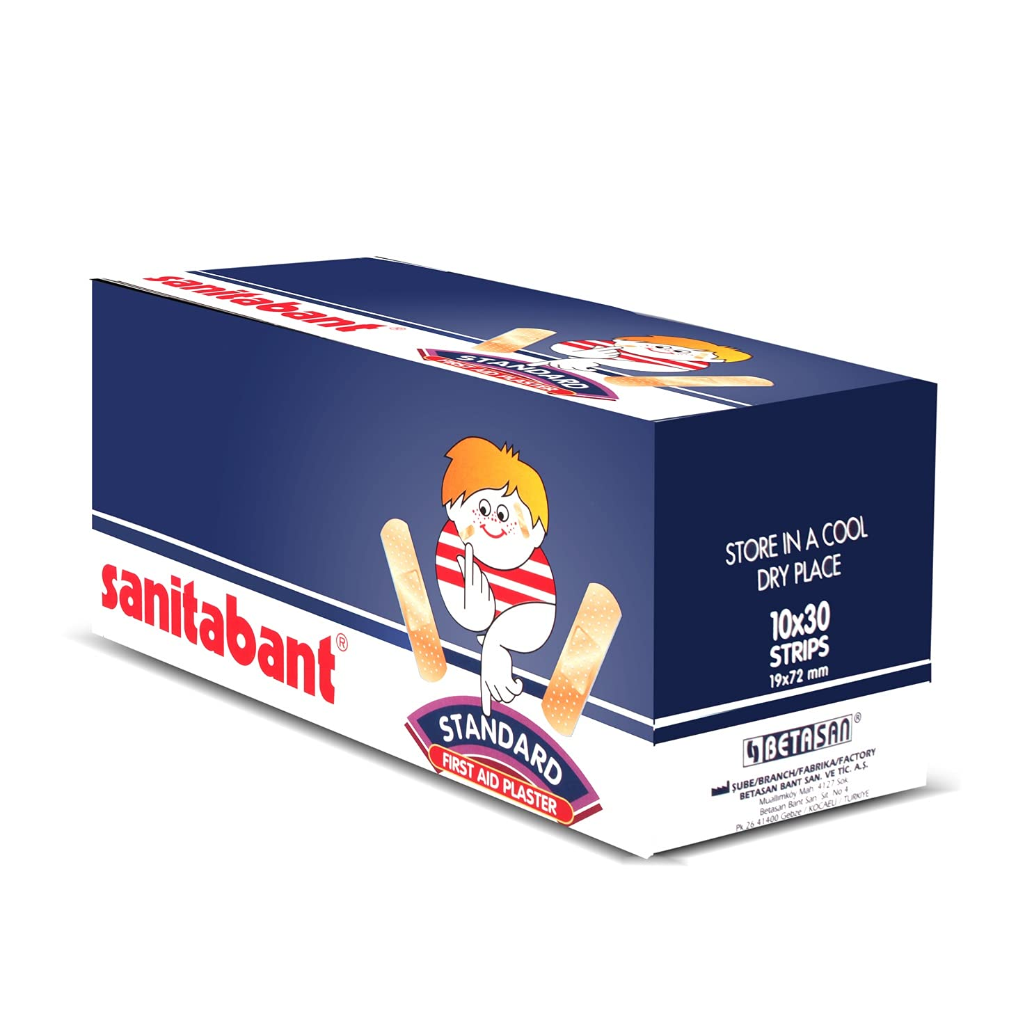 Sanitabant 19X72 Mm 10X30 Adet Yara Bandı