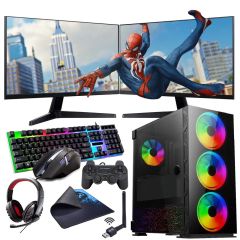 I5 10400F 16GB 240GB SSD 1TB HDD 6GB GTX1660S Çift 24'' Monitörlü (Gaming SET)