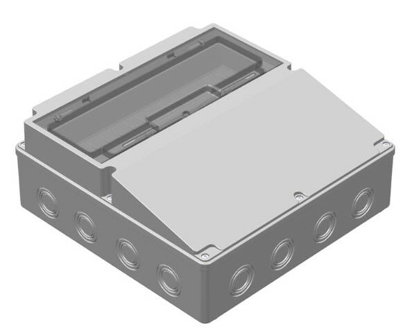 METE ENERJİ 290X290X114 KOMBİNASYON RAKOR GİRİŞLİ GÖVDE GRİ - 40207505