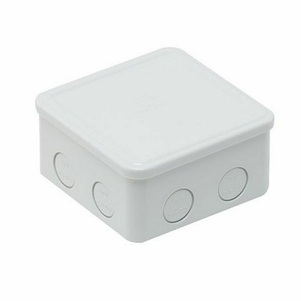 METE ENERJİ 100X100X50 TERMOPLASTİK BUAT GEÇMELİ KAPAK GRİ  40200705