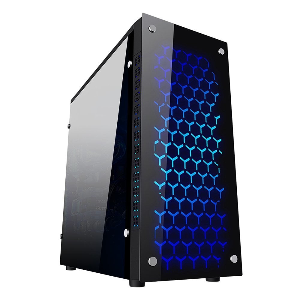 Gaming X8 300w Psu 4x32 Blue Fan 2x2.0 Usb Mid Tower Oyuncu Bilgisayar Kasası BD9917502