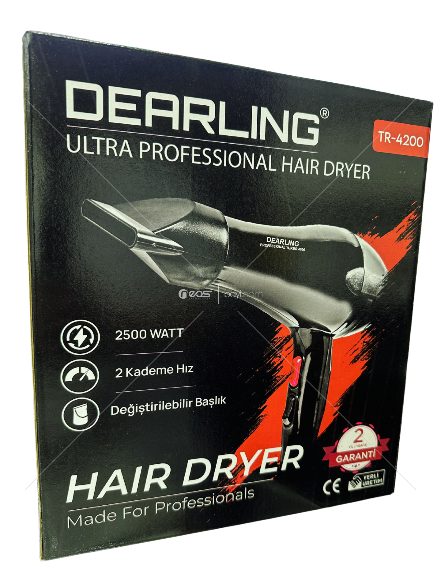 Dearling Turbo 4200 Profesyonel 2500W Saç Kurutma Makinesi