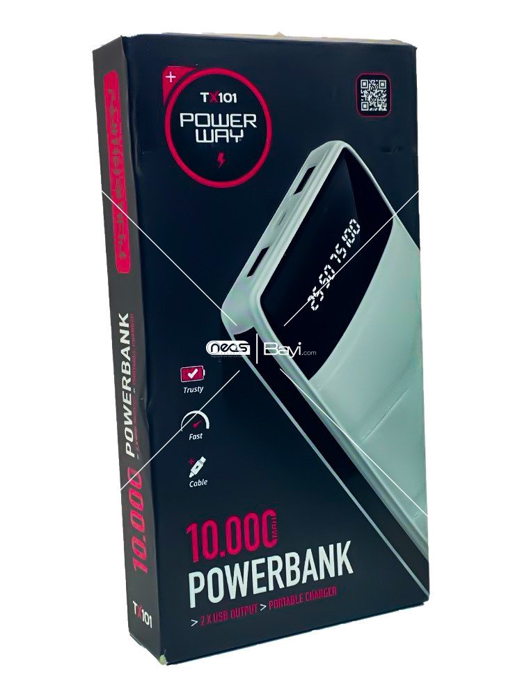Powerway TX101 Powerbank 10.000mAh