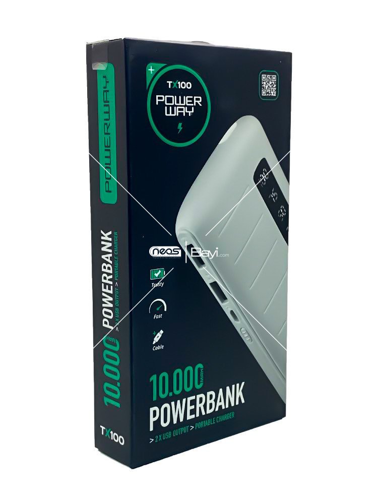 Powerway TX100 Powerbank 10.000mAh