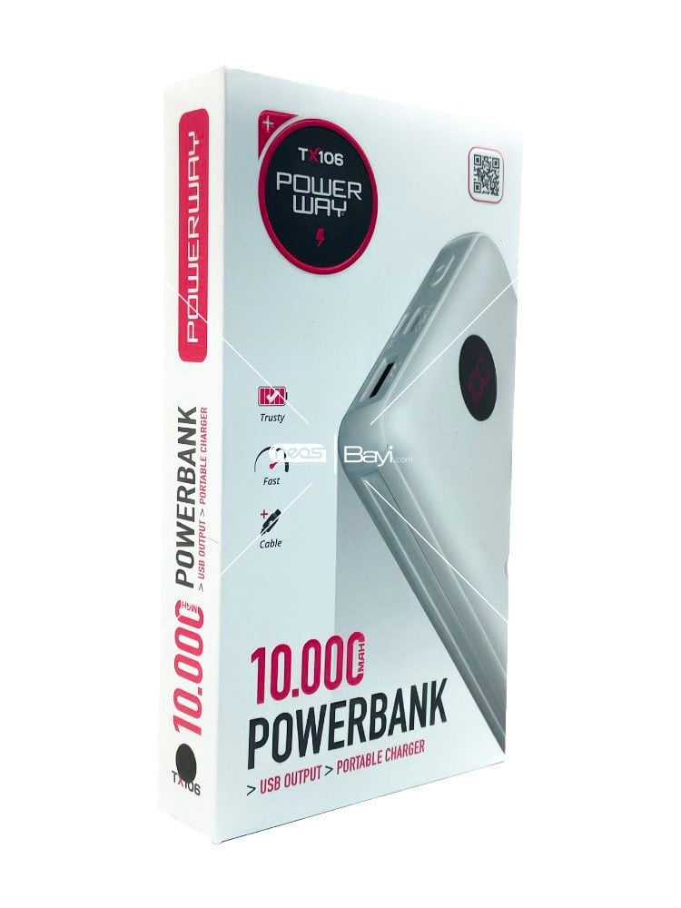Powerway TX106 Powerbank 10.000mAh