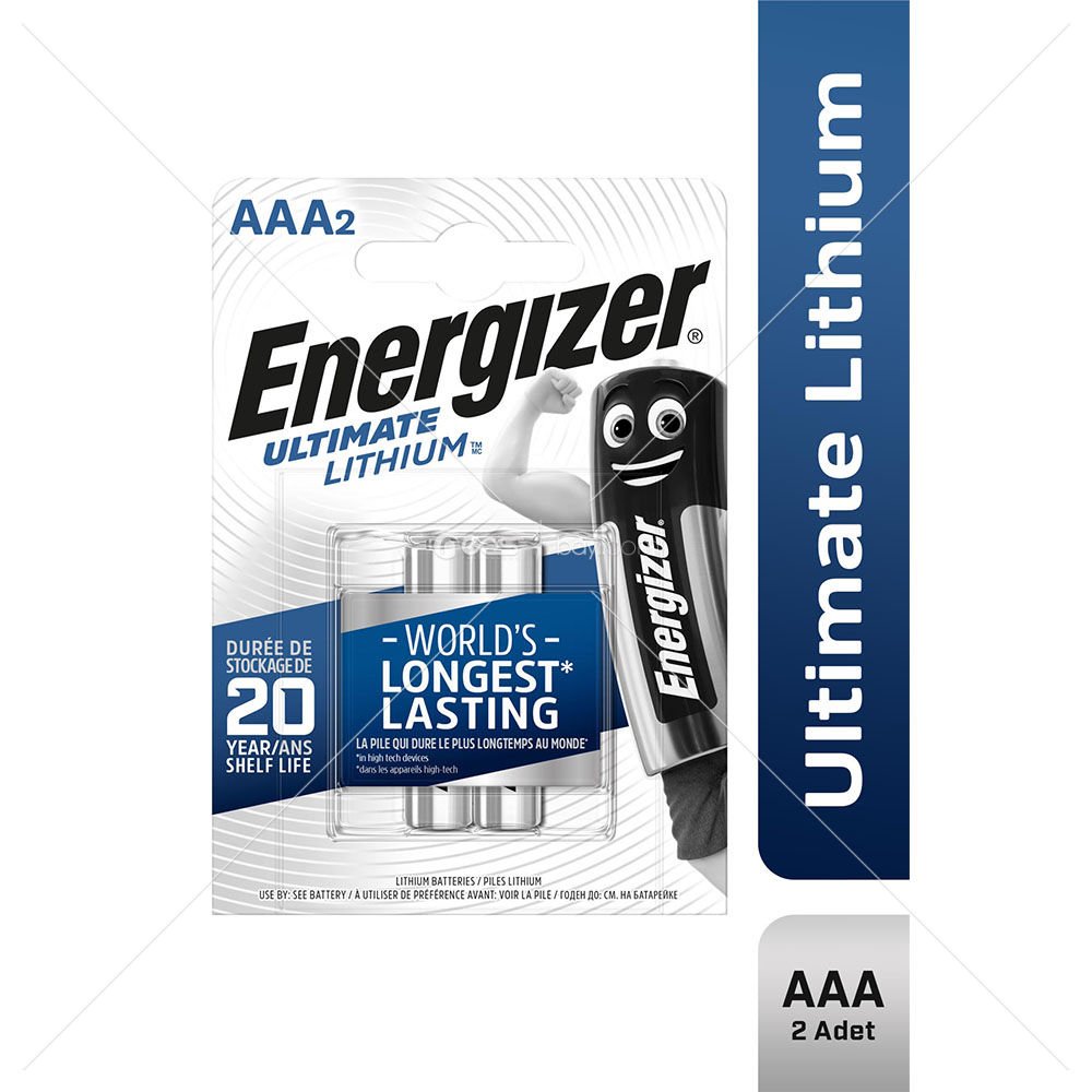Energizer Ultimate Lithium Lityum Demir Disülfür AAA Pil