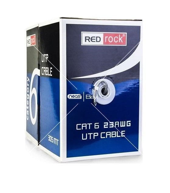 Redrock CAT6 23AWG UTP Kablo 0.57mm 305m Kablo