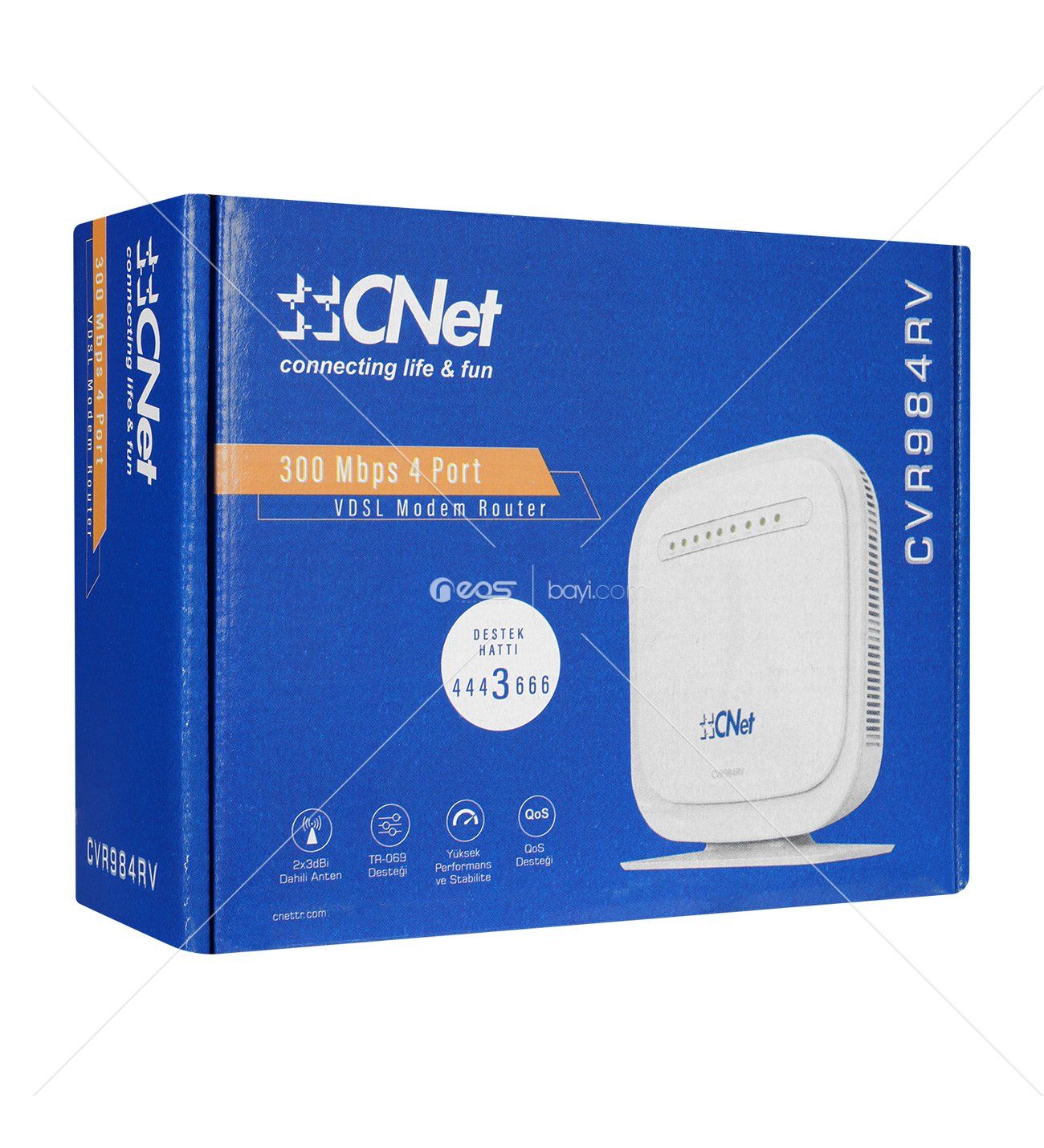 CNet CVR984RV 2.4GHz 300Mbps Kablosuz VDSL/ADSL2+ Modem