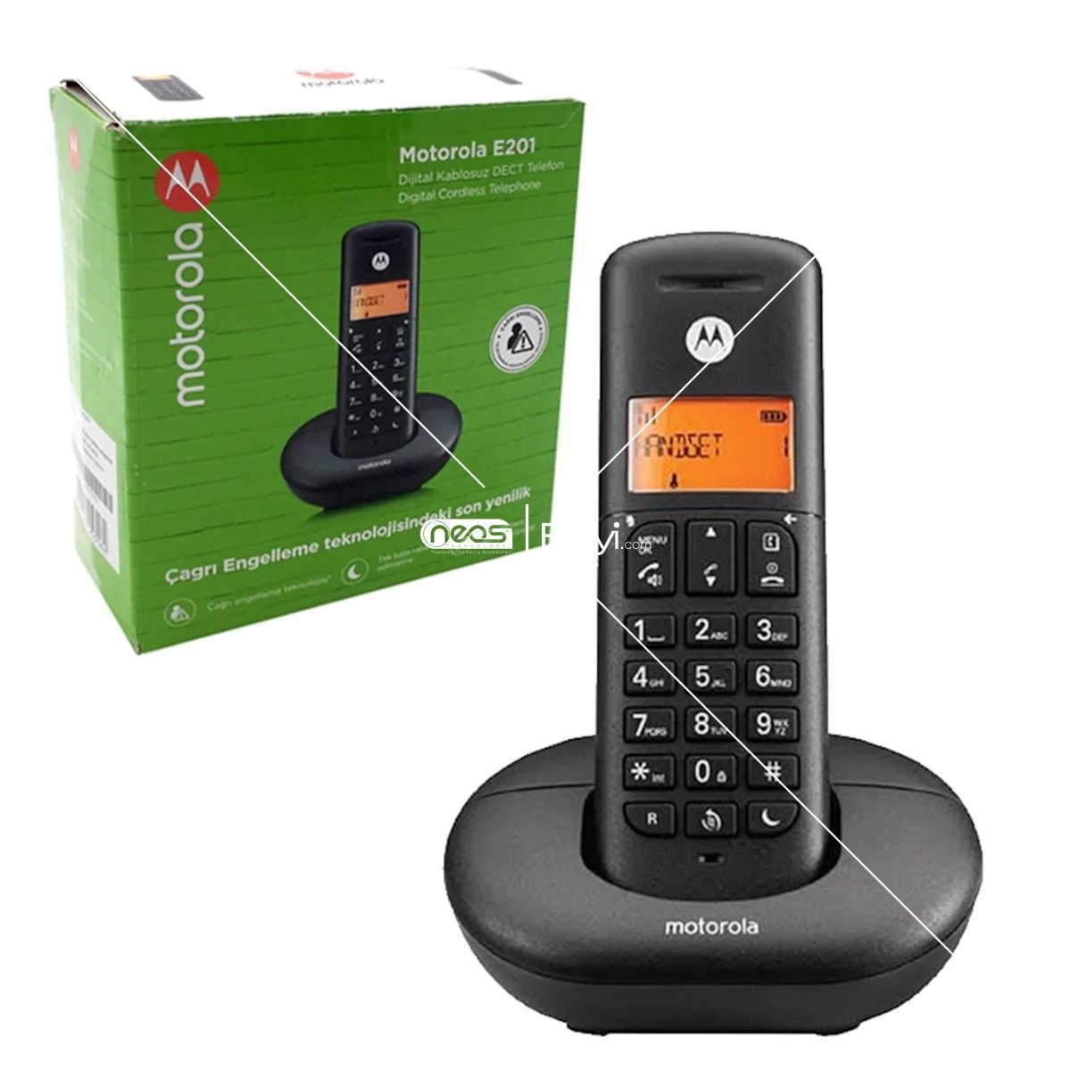 Motorola E201 Dijital Kablosuz Telefon